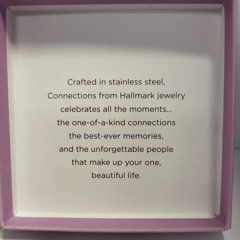 Hallmark Wise Soul Happy Life stainless steel necklace - Picture 3 of 4